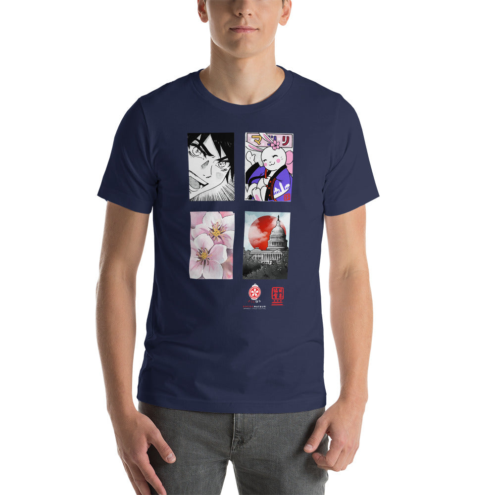 Naruto Shippuden Characters Collage Unisex T-Shirt