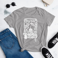 DC Sakura Woodblock Print Women's short sleeve t-shirt