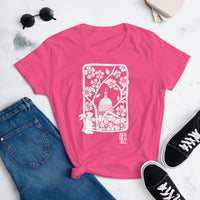 DC Sakura Woodblock Print Women's short sleeve t-shirt