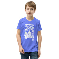 DC Sakura Woodblock Print Youth Short Sleeve T-Shirt